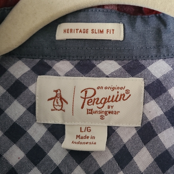 SALE!! Original Penguin Heritage Slim Button Down - Picture 3 of 5